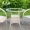 Ngoài trời wicker ghế năm mảnh bộ đồ nội thất giải trí mây trắng đơn giản hiện đại ban công bàn ghế cà phê bàn ​​ba mảnh - Bàn ghế ngoài trời / sân
