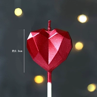Love Diamond Diamond Candle 1-Red