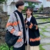 Mùa thu và mùa đông oversize cặp đôi ngôi sao Xiao Zhan cùng quần áo áo len gió len áo len nam nữ rộng rãi - Cặp đôi áo len Cặp đôi áo len