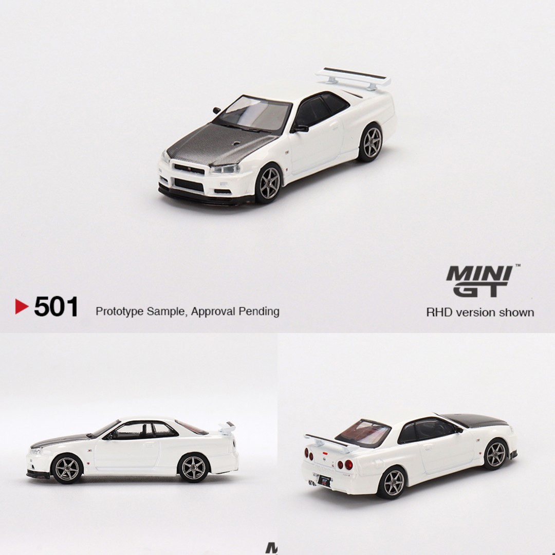 1/64 Mini GT Nissan Skyline GT-R (R34) V-Spec II RHD (Right