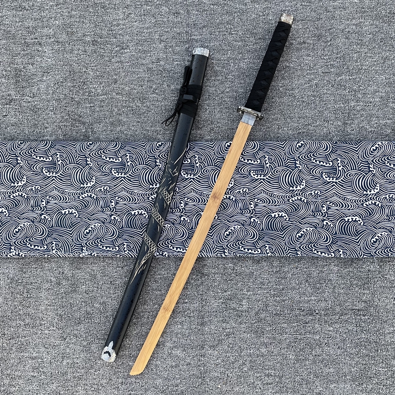 Dragon Carving And Star Picking - 100Cm With SheathSheath Juhe Dao Kendo Japan TOYO Bushi blade practice wood cutter bamboo collect knife train drawing Sword No cutting edge