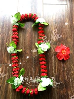 Красный удар бежево -шею кольцо