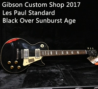 Саншан Электро -гитара Индивидуальная DIY Retro Old Gibson Lespaul Standard Black