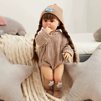 Большая умная индукционная кукла, реалистичная игрушка, издает звуки, подарок на день рождения