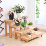 Современный и минималистичный многослойный цветочный магазин из натурального дерева, стенд, цветочный горшок