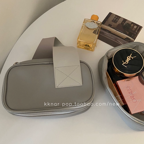 Портативная универсальная брендовая косметичка, трендовая вместительная и большая тара для путешествий, сумка-органайзер, изысканный стиль