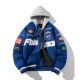 áo khoác nam cao cấp NASA chung phi công áo khoác áo khoác mùa thu và mùa đông dày thủy triều thương hiệu cặp đôi phù hợp với tất cả các trận đấu rời đồng phục bóng chày cotton phù hợp với nam giới áo phao bomber nam