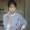 Áo sơ mi sọc dài tay màu xanh nữ 2018 xuân hè mới phiên bản Hàn Quốc của áo sơ mi nữ rộng nhỏ hoang dã.