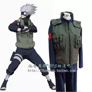 Naruto trang phục hóa trang Jonin Asuma Kakashi cos phù hợp với thế hệ thứ tư áo vest