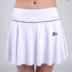 Váy tennis trắng váy cầu lông váy quần nữ váy chống đi nhẹ thể thao váy váy váy thể dục - Trang phục thể thao Trang phục thể thao