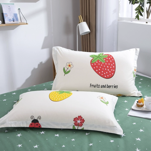 100%цельная хлопчатобумажная капюшка 48 74 см. Хлопковая хлопчатобумажная подушка, пара взрослой на подушки для одиночной подушки Студент Большая подушка