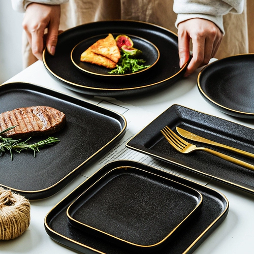 Керамическая посуда, обеденная тарелка для домашнего использования, популярно в интернете