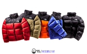 The North Face North 1996 NUPTSE Màu cam bạo lực Ngụy trang Màu đen Vàng TNF Áo khoác xuống - Thể thao xuống áo khoác