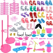 Ke Shidi búp bê Barbie búp bê xinh đẹp phụ kiện đồ chơi quà tặng chứa 98 phụ kiện nhỏ phong cách màu sắc ngẫu nhiên