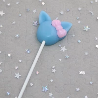 D81 Stereo Blue Cat Avatar Candle