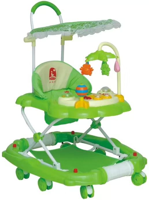 Green Luxury (Rocking Horse)2021 baby carriage Boys and girls Walkers newborn bb baby walk vehicle child With music Starting car