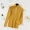 Mùa thu đông 2019 mới áo len áo thun nữ áo len dài tay bó sát mỏng nút lớn áo len đáy - Áo len cổ chữ V