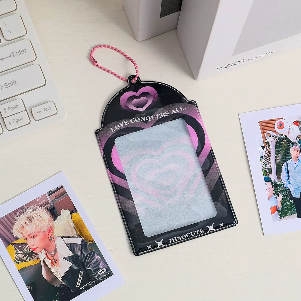 [INS Harajuku стиль Фотокард держатель Бант 3 дюйма Кпоп Idol]