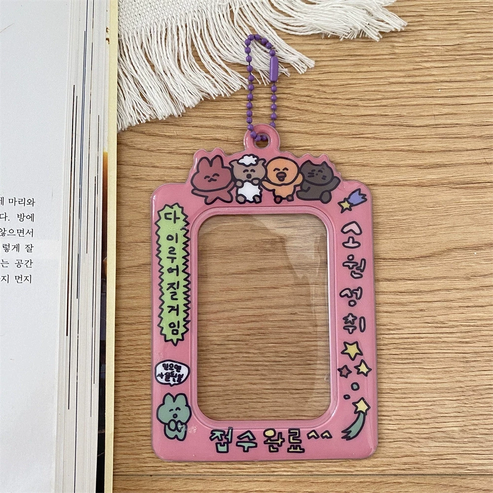 [INS Harajuku стиль Фотокард держатель Бант 3 дюйма Кпоп Idol]