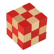 Trẻ em người lớn của đồ chơi giáo dục Shenlong con lắc Rubik của cube bằng gỗ thông minh lỗ khóa chín liên tiếp vòng mở khóa trò chơi