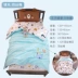 Nursery chăn bông ba mảnh lõi chứa giường baby viên bộ đồ giường chợp mắt tinh khiết Liu Jiantao trẻ em - Bộ đồ giường trẻ em ga giường cho bé Bộ đồ giường trẻ em