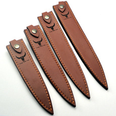 Ножны для ножей 真皮刀套刺身刀套日式鱼生刀长短保护套户外便携通用牛皮刀套刀鞘