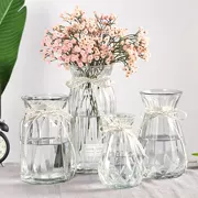 Bình nhỏ tươi, cọ trắng thủy canh, cây phong phú, bình thủy tinh, trang trí trang trí, bình hoa, thủy canh xanh - Vase / Bồn hoa & Kệ