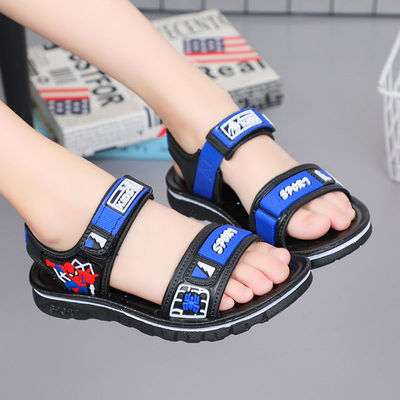 2021夏季新款蜘蛛侠男童凉鞋防滑软底沙滩鞋中大童学生时尚童鞋
