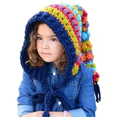 Гнездо kids winter wool hats handmade
