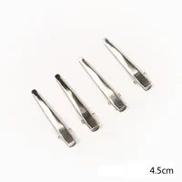 Полигональная длина зажима утка в утке 0,65x4,5 см. Объектив белый k цвет 1/упаковка