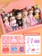 Trẻ em ăn mặc hộp quà tặng cho Giáng sinh con búp bê Barbie theo Menger ít cô gái đồ chơi công chúa phù hợp với mô phỏng