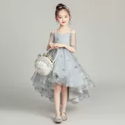 Váy công chúa trẻ em váy cô gái haute couture Puff sợi cô gái hoa cô gái ghế đám cưới trang phục piano - Váy trẻ em