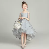 Váy công chúa trẻ em váy cô gái haute couture Puff sợi cô gái hoa cô gái ghế đám cưới trang phục piano - Váy trẻ em váy đẹp cho bé