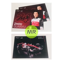 Карта автографа Zhou Guanyu Autograph Driver Alpha Romeo F1 Официальная карта команды 2022