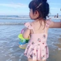 Áo tắm nữ họa tiết một mảnh phiên bản Hàn Quốc của váy bơi quây cho bé dễ thương 2019 hè mới - Đồ bơi trẻ em quần áo sành điệu cho be gái