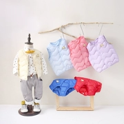 Áo chống nắng cho bé mùa thu đông mặc cho bé vừa và nhỏ bé cotton xuống áo vest cotton nhẹ ấm - Áo ghi lê