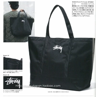 Японский журнал, черная вместительная и большая сумка, шоппер