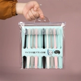 Антибактериальная мягкая зубная щетка, комплект для взрослых подходит для мужчин и женщин, 20 шт