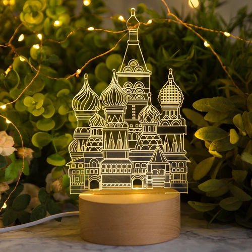 Скандинавский волшебный брендовый замок, креативная настольная лампа, ночник на день Святого Валентина, свадебный подарок