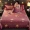 Pha lê nhung trải giường đơn mảnh dày nhung ga trải giường ba mảnh bông châu Âu quilted san hô nhung bìa chăn mùa đông - Trải giường
