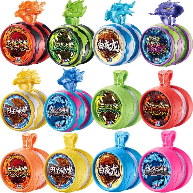 Yo-Yo Hỏa lực Vị thành niên Vua 6 Yo-Yo Anh hùng Xoay Yo-Yo Đồ chơi cho trẻ em Trận chiến Thiên Chúa Hổ Bạch Long - YO-YO