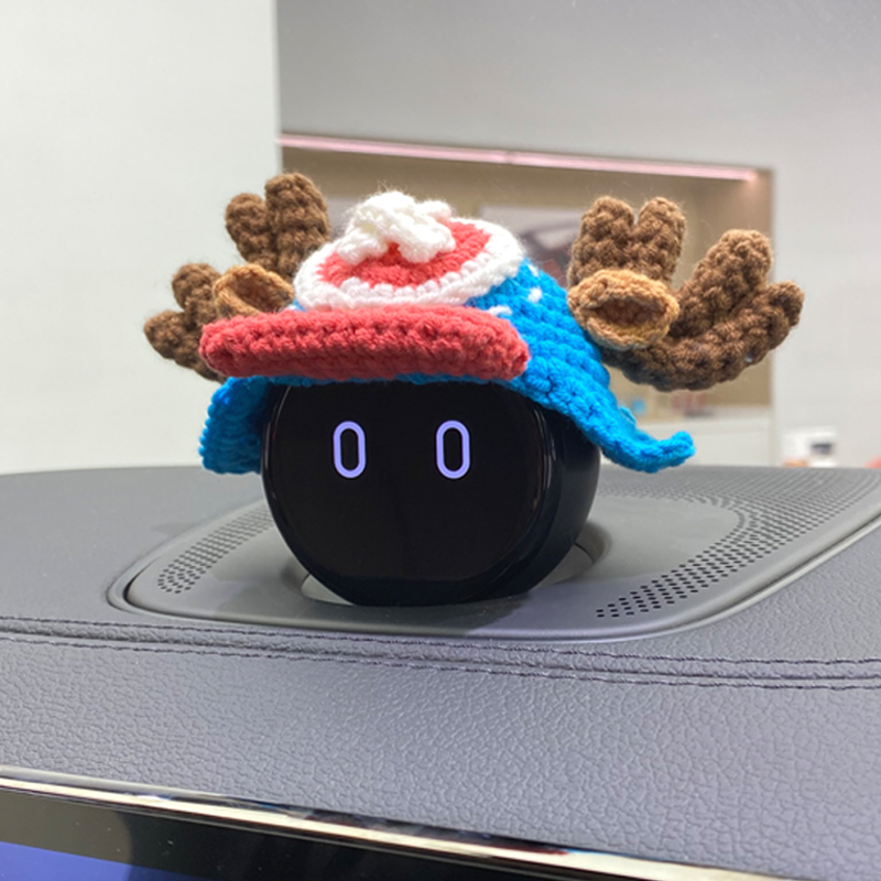 NIO Nomi Hat Decorated Lovely Joba Creative Car Supplies EEC 6 hand weaving upgrades