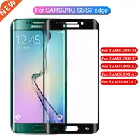 Glass On Samsung Galaxy S6 Edge Plus S7 Full Curved Screen