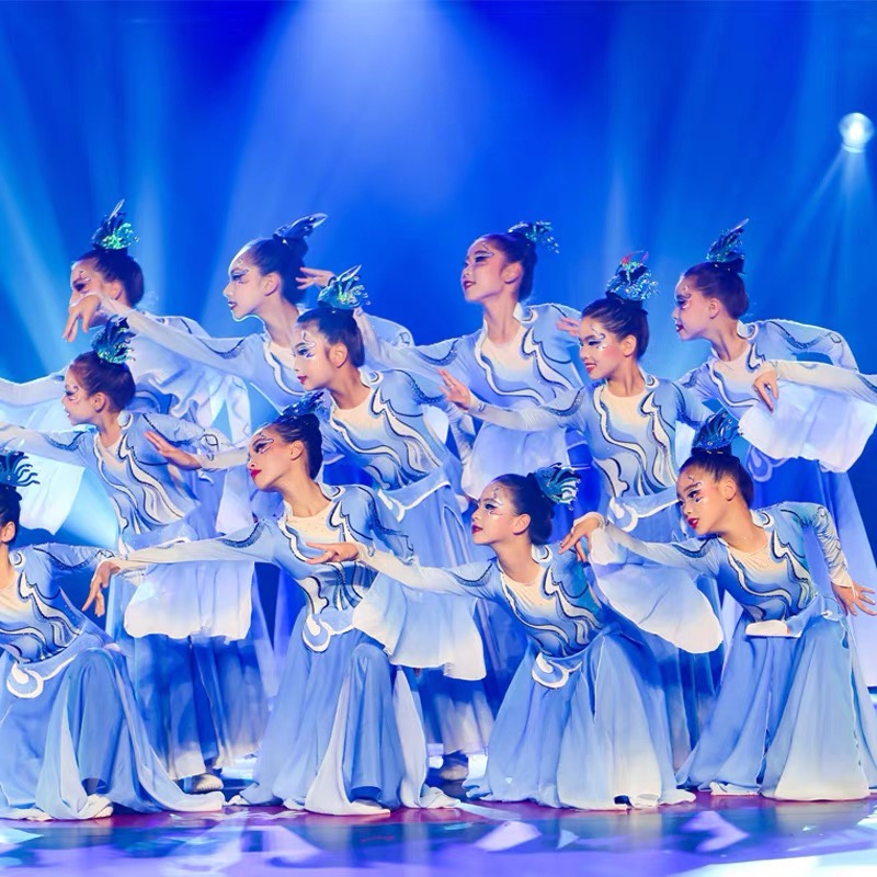 新しい Xiangshan Shuiyue パフォーマンス衣装クラシックダンス芸術試験女性のカンタータエレガントな中国のモダンなスタイルのダンス衣装