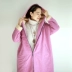 Hoa trong nắng 2019 mới cotton dày trùm đầu phù hợp với áo khoác cotton nữ dài HS665 - Bông Bông