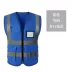 Áo phản quang áo vest áo bảo hộ công trường xây dựng vệ sinh giao thông huỳnh quang xanh cam quần áo bảo hộ lao động in ấn tùy chỉnh áo phản quang công nhân 
