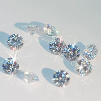 Aionetwogia Bare Diamond Import Mossan Diamond Campaination 30 очков, 50 очков, 1 Carat 2 Carat Diamond D Color Vvs1