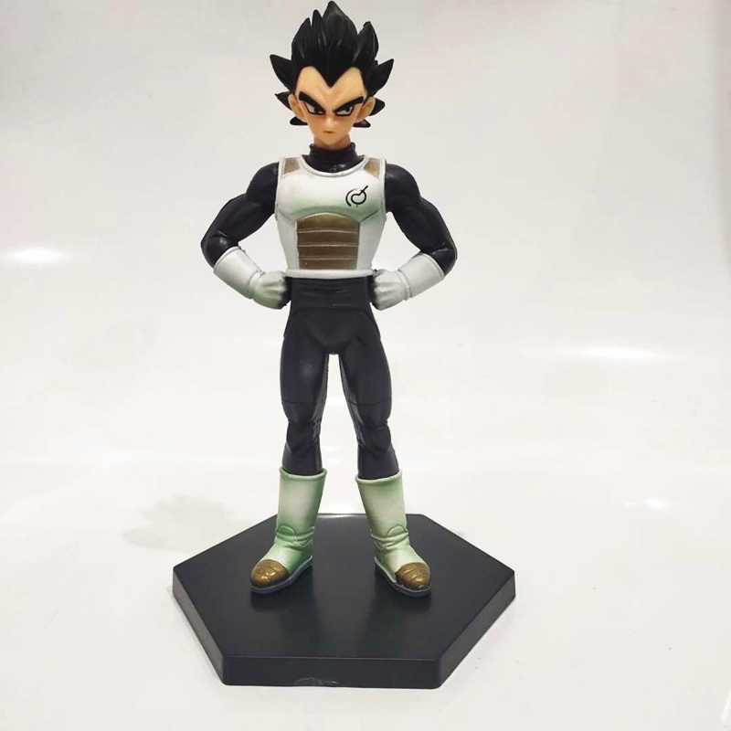 Black Hair Vegeta 16Cm Bag。 Dragon Ball Garage Kit Version Q Sun WuKong Brolli Man made man Model Toys Ornaments image a birthday present week