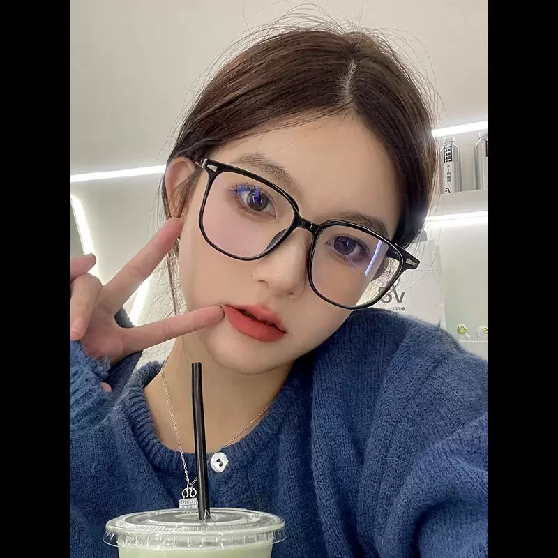 Glasses suitable for small faces women's glasses without pow