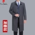 áo khoác blazer nam Áo gió nam Pierre Cardin mùa thu đông dài quá đầu gối áo khoác dành cho ông bố công sở mặc thường ngày ở độ tuổi trung niên và trung niên áo khoác mỏng Áo khoác